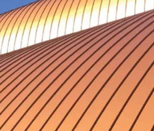 Curved Or Tapered Tee-Panel Standing Seam Systems | Berridge ...